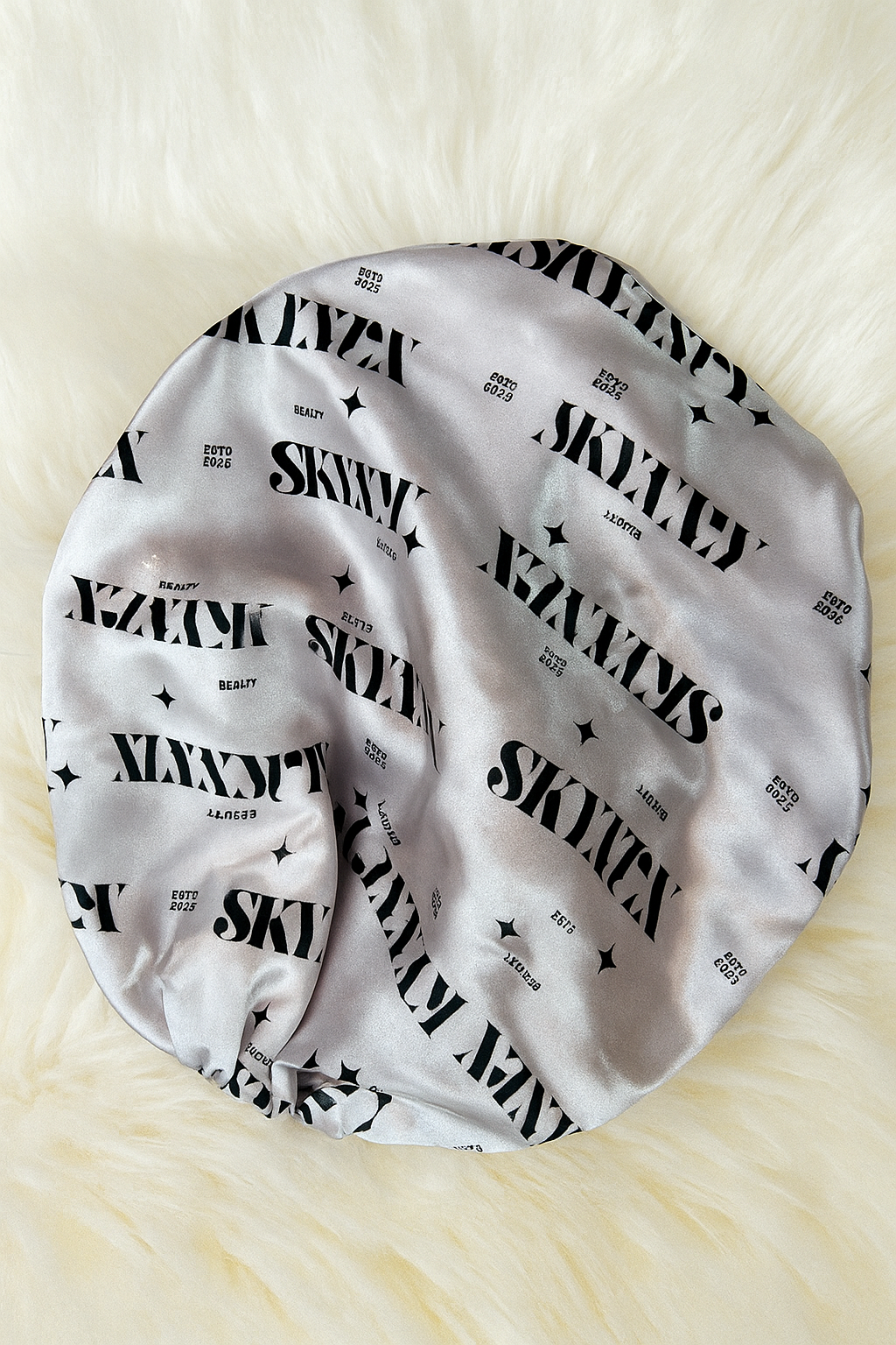 Logo Satin Hair Bonnet